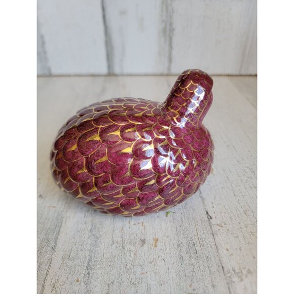 Vintage Toyo red quail bird statue figure Xmas home decor unique - Picture 5 of 9